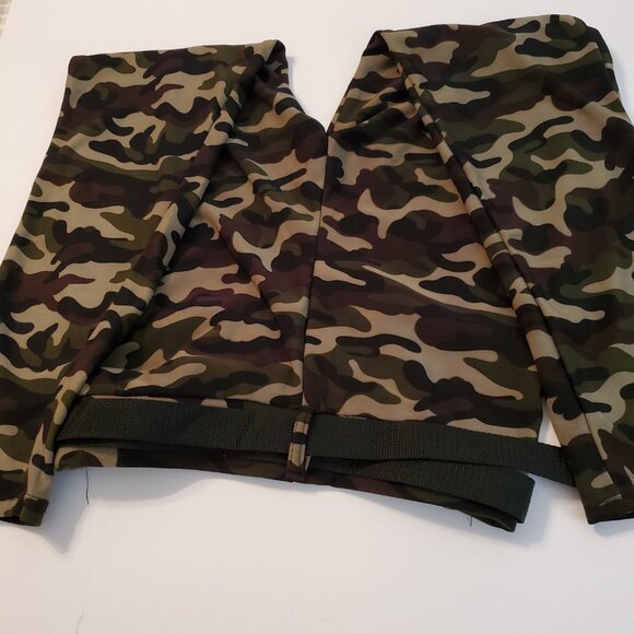 Women's Camouflage Printed Pants Casual Stretchy Size S/M. - Picture 6 of 15